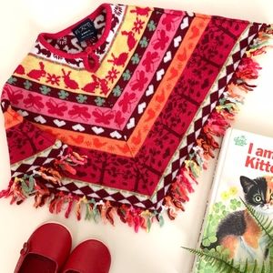 Children's Place Woodland Wool Blend Poncho